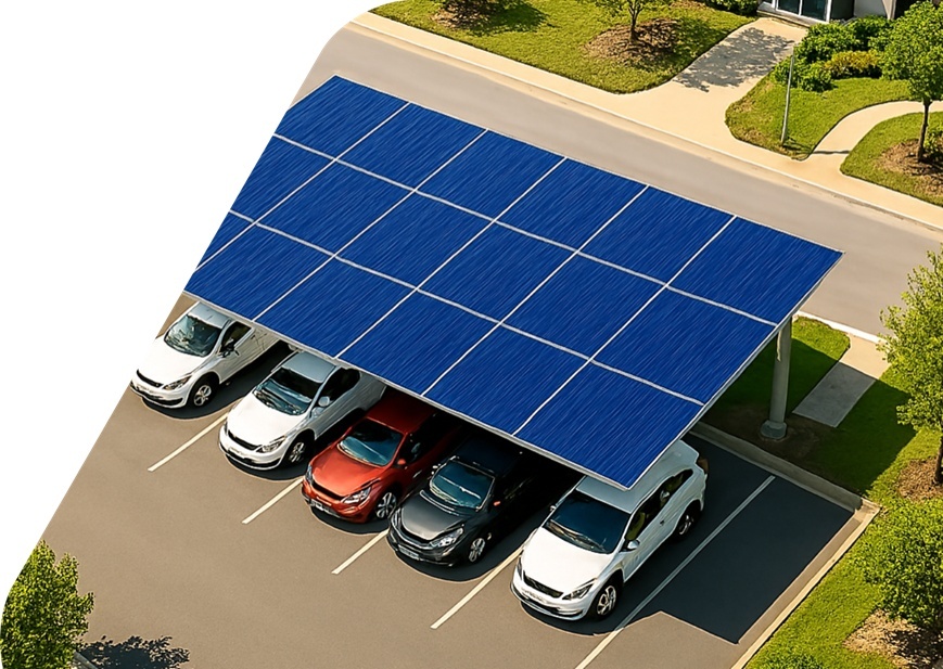 Ombrières photovoltaïques EnerLexia